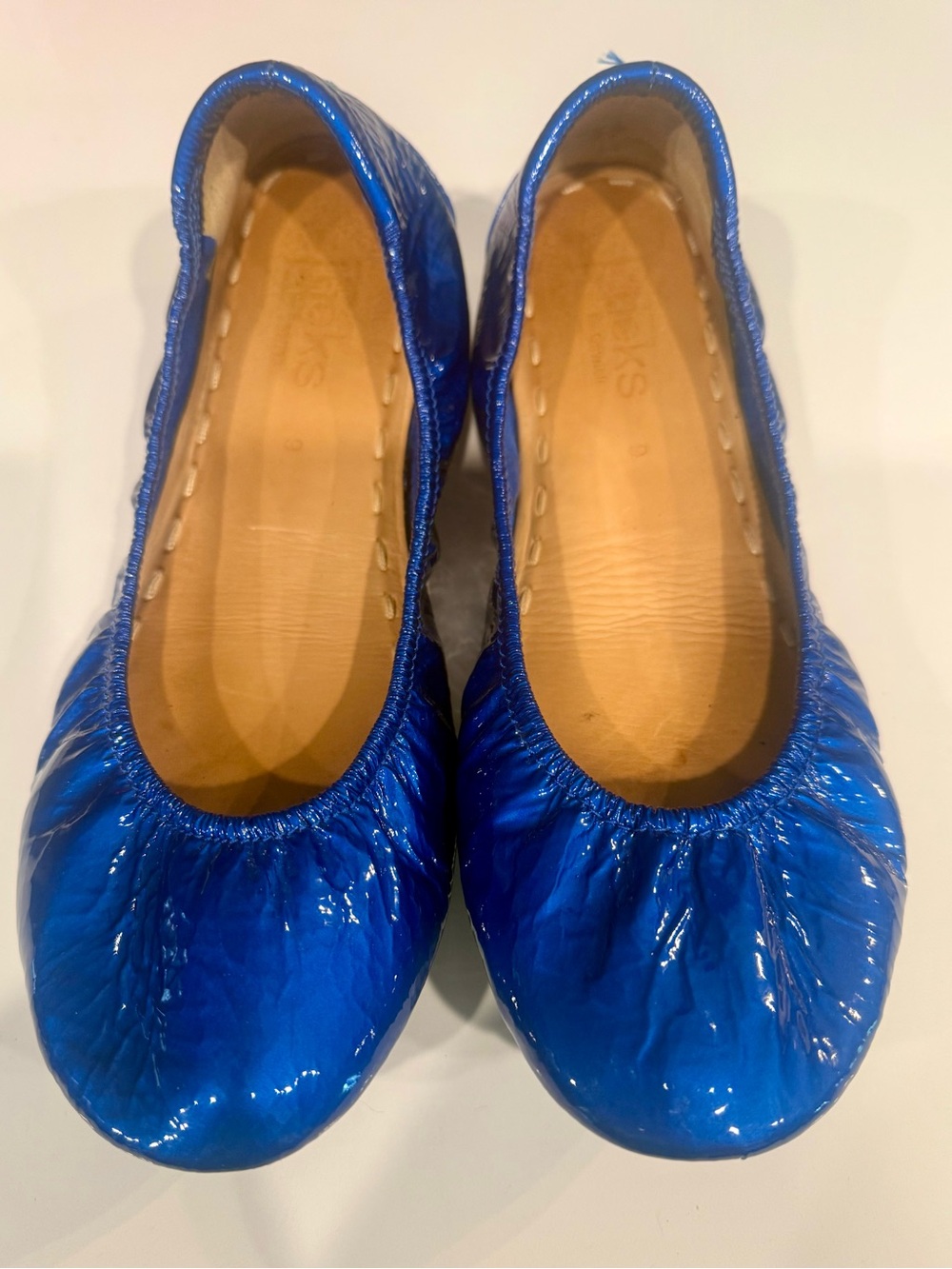 Tieks Sapphire Patent Ballet Flats